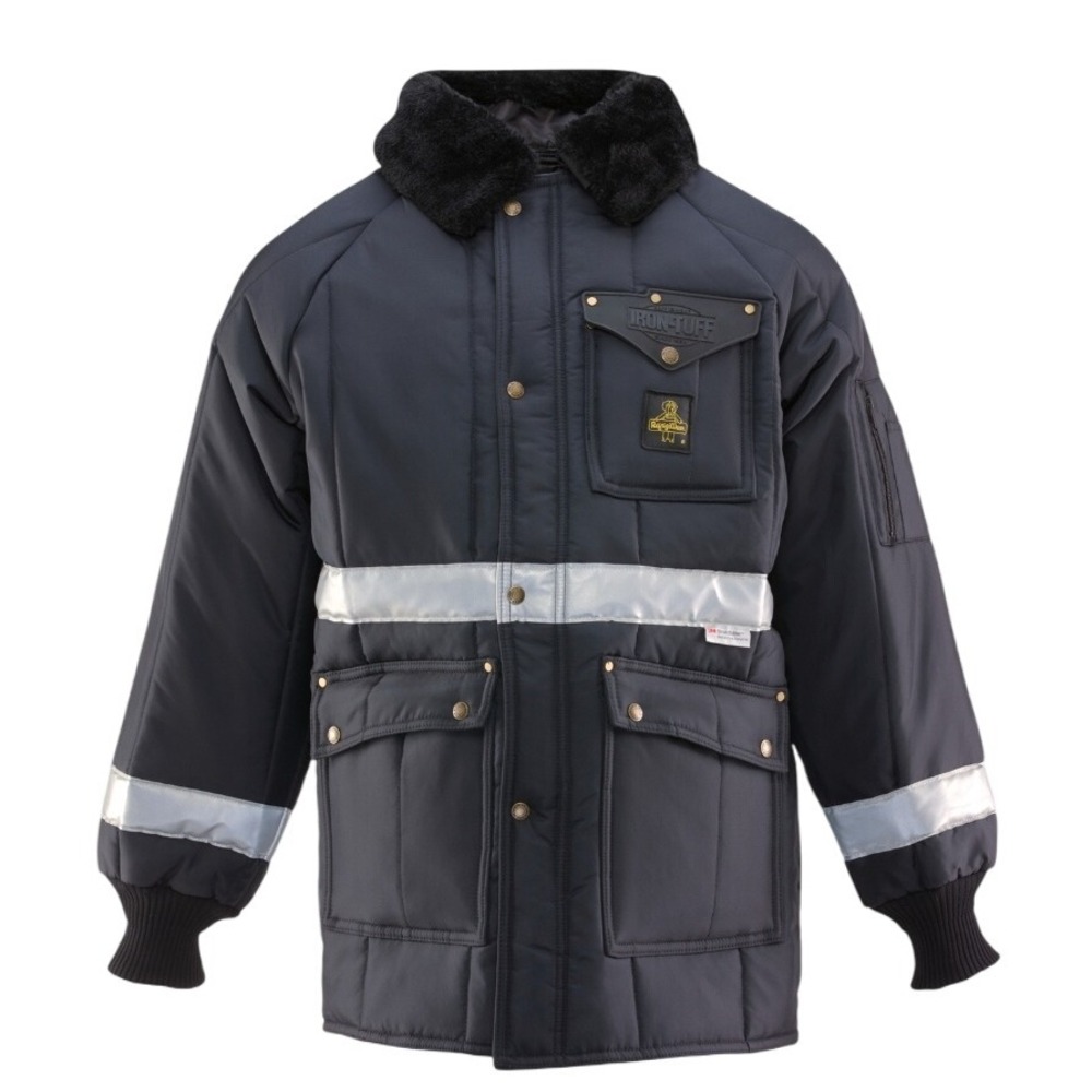 RefrigiWear Iron-Tuff Enhanced Visibility Siberian Work Jacket Mens size 2XL